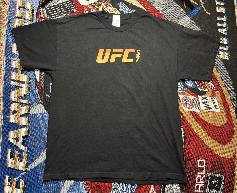 Vintage UFC 57 Shirt Chuck Liddell Vs Randy Couture Iceman MMA Fight XL 2006 - Image 2 of 4