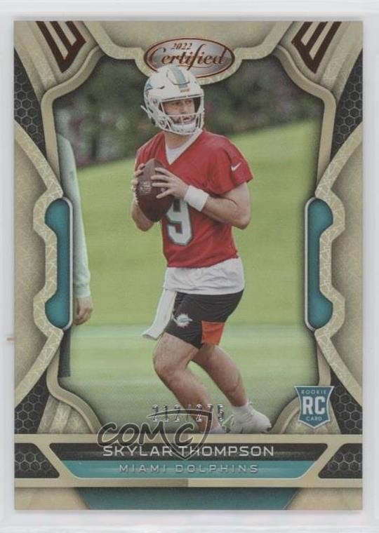2022 Certified Rookies Mirror Bronze 212/275 Skylar Thompson #183 Rookie RC 0nr3