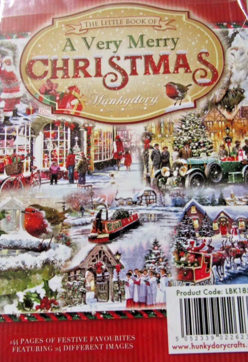 HUNKYDORY - THE LITTLE BOOK OF A VERY MERRY CHRISTMAS - 144 FESTIVAL PAGES