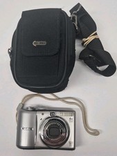 Canon PowerShot A1100 IS 12.1MP Silver Digital Camera With Carrying Case. Tested