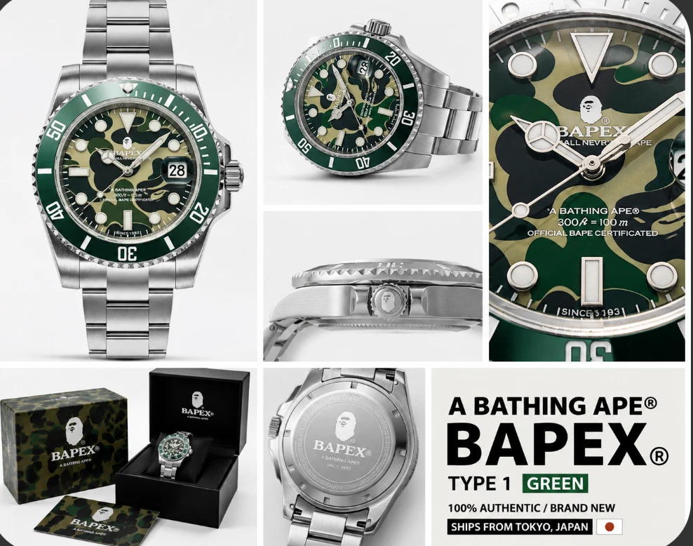A BATHING APE Wristwatches for sale | eBay