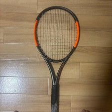Wilson hard tennis racket black orange