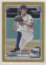 2020 Bowman Draft Chrome Gold Refractor 48/50 Hunter Barnhart #BD-66 kn8
