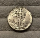 1945 Silver Liberty Walking Half Dollar Gem BU Lustrous