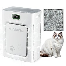 Pet Air Purifier for Home Large Room 2500 sq ft, H13 HEPA Washable Double-Sid...