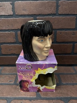 Xena Warrior Princess Coffee Mug Cup Figural Head Shaped Mug Original Box