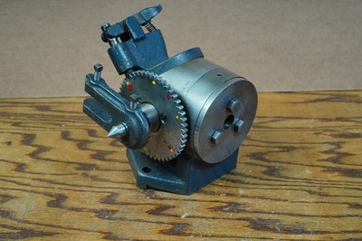 BURKE #4 Horizontal Milling Machine Tilting Indexing Head