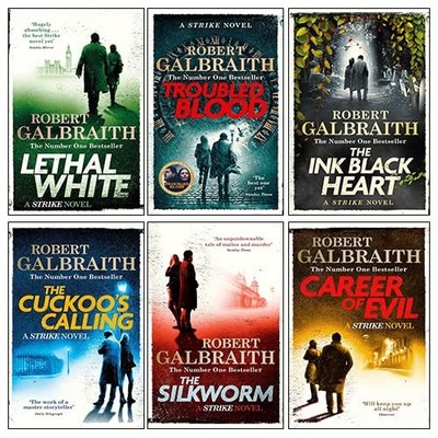 Cormoran Strike Series Collection (1-6) Books Set By Robert Galbraith (The I...