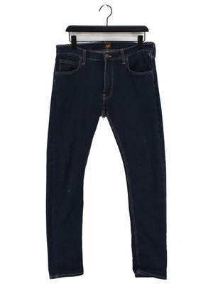Lee Herren Jeans W 32 in; L 32 in blau Baumwolle mit Polyester, Elasthan Straight