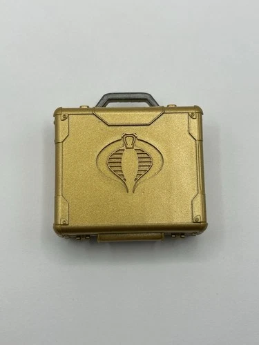 GIJoe Classified Profit Director Destro Gold Briefcase Fodder 1/12 Scale