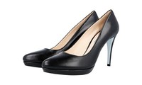 Luxus Prada Pumps Schuhe 1IP079 Schwarz Leder Neu 40 40,5 Uk 7