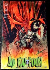 Do You Pooh Spawn #350 Homage Magma Foil Variant Cover Signed # /M COA comic cover