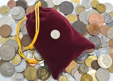 World Foreign Coin Mixed Bulk 200 Coin Lot w Bonus Silver Coin FREE SHIPPING