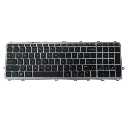 Keyboard w/ Silver Frame for HP Envy TouchSmart 15-J 17-J Laptop