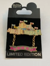 WDI HKDL It’s A Small World Dangle Hong Kong Disney Pin LE300 (B)