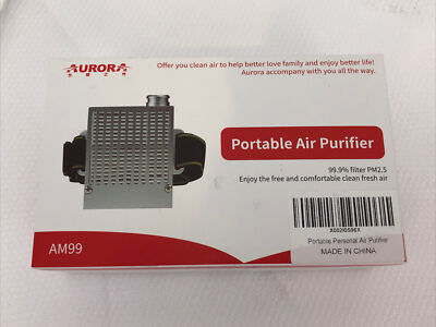 Aurora Portable Air Purifier Mask 99.9% Filter PM2.5 Fresh Air AM99