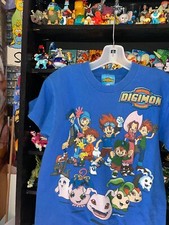 1999 DIGIMON T Shirt Anime Cartoon Pokemon 90s Vintage Kidcore