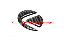 For Lexus Steering Wheel Emblem Logo Carbon Fiber Insert Sticker Decal (Large)