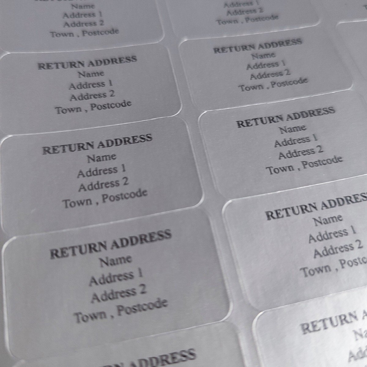 Personalized Return Address Labels - Custom Clear Stickers For Mail - Ireland - View #11