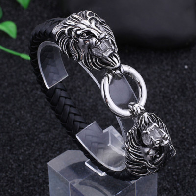 Bracciale Punk In Acciaio Inossidabile Da Uomo, Motociclista - Foto 7