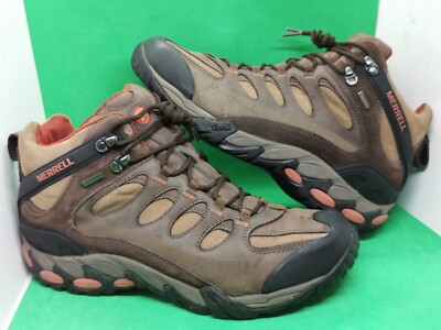 Merrell Hiking Boots Refuge Core Mid Waterproof Coffee Bean J50929 Mens  Size 12