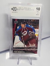2009-10 Upper Deck #247 Matt Hendricks YG RC BCCG 10 MINT