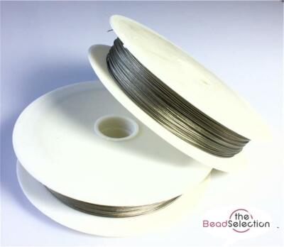 60mtr Rolle 0,38mm TIGERSCHWANZ AUFFÄDELN DRAHT SILBER SCHMUCKHERSTELLUNG KORDEL
