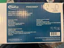 ProFlo Two Handle Lavatory Faucet Polished Chrome PFWSC2840CP