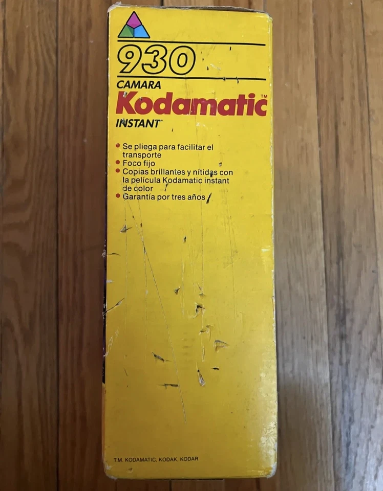 Vintage KODAK 930 KODAMATIC Instant Camera Still In Original Box New - Image 4 of 4