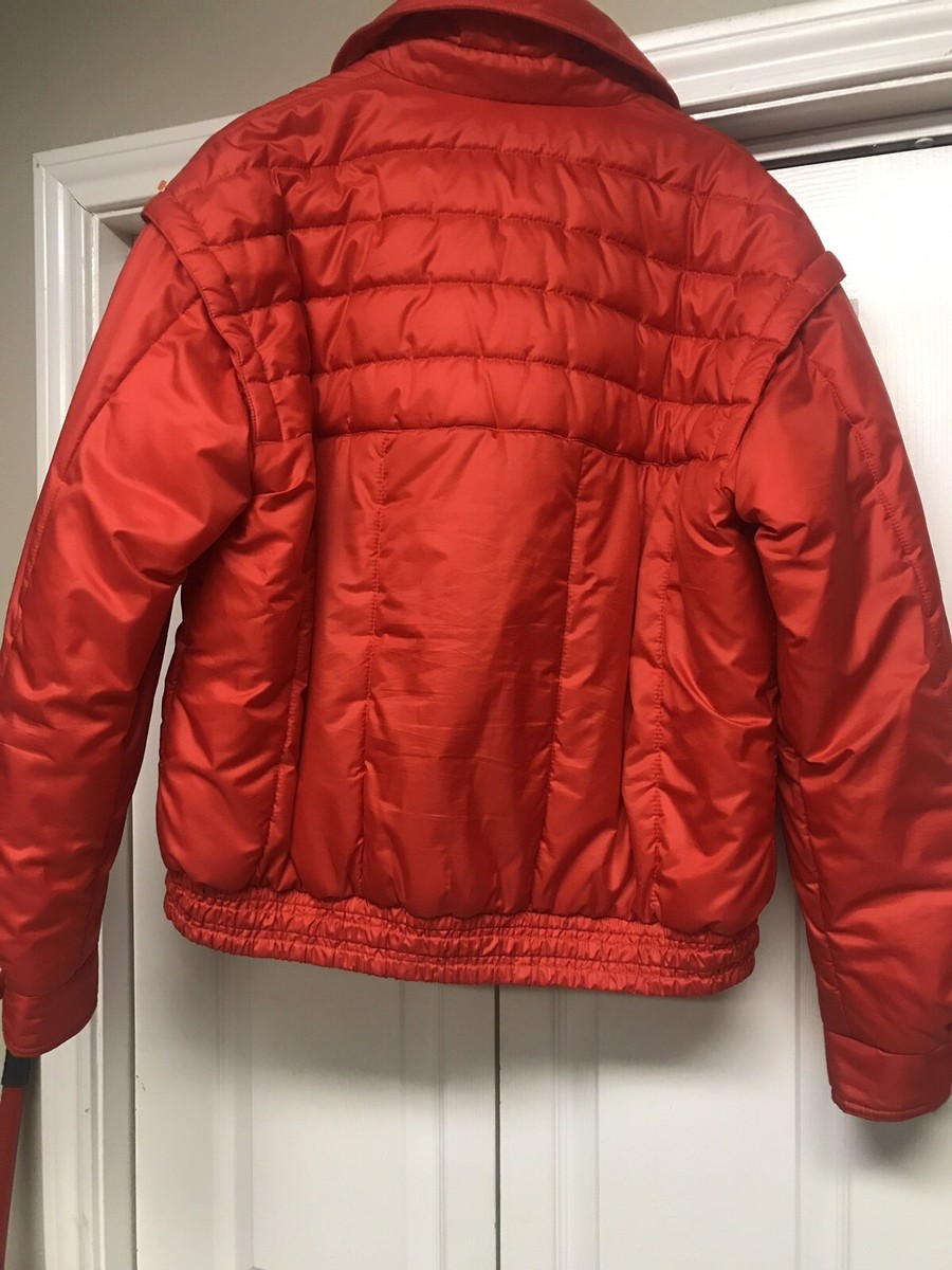 RARE unisex Men Women Red Ski Jacket Size US 42 USA FREE SHIPPING |