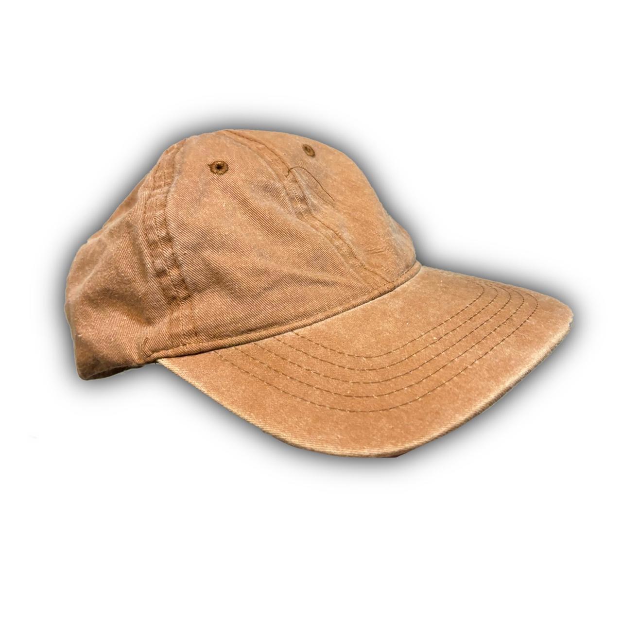 Adjustable Plain Thin Brown Cap - image 1