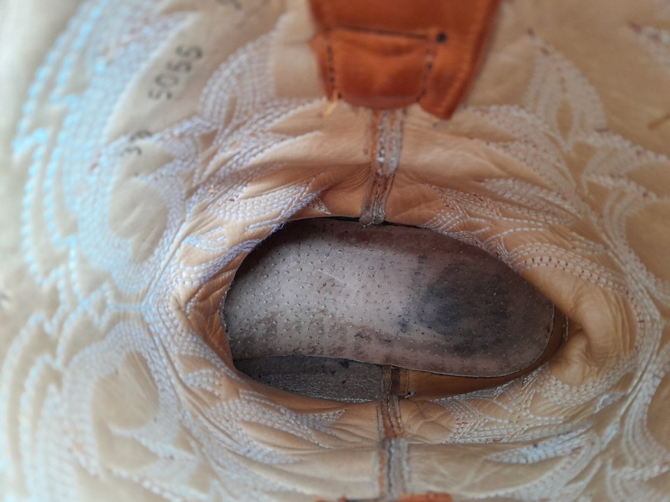 Grinders El Paso Brown Tan Cowboy Boots Unisex Size 6.5 EU 39 eBay