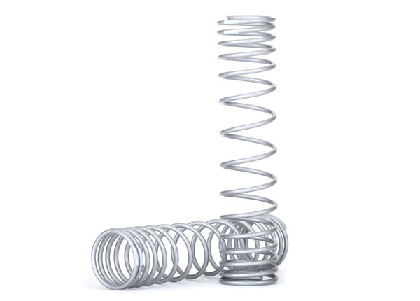 Traxxas 8444X Shock Spring, Front (Silver) GTR Progressive 0.833 Rate, White