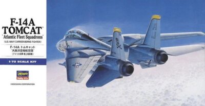 Hasegawa E14 1/72 Scale Aircraft Fighter Model Kit U.S Navy Grumman F-14A Tomcat