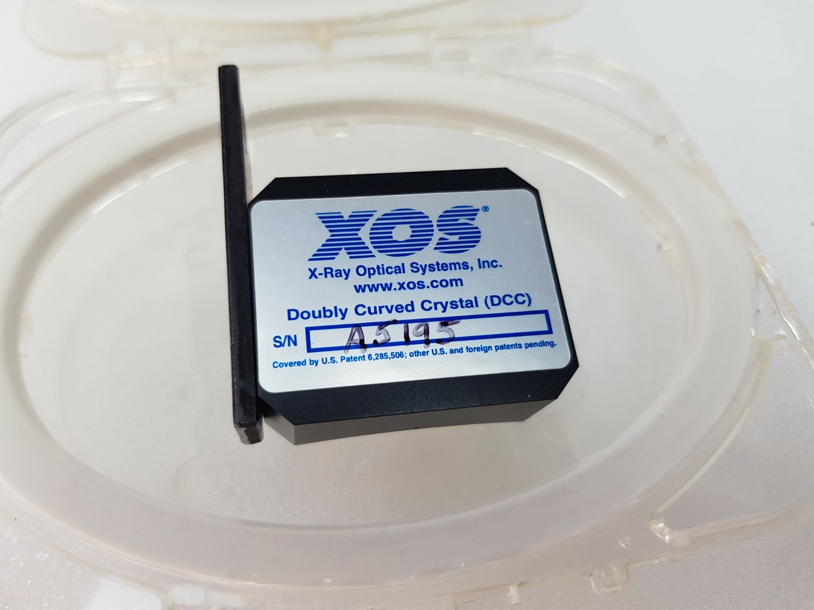XOS XRAY OPTICAL SYSTEMS Double Curved Crystal DCC 5195 eBay
