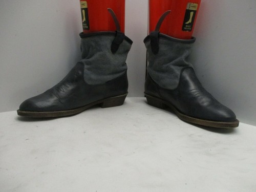 Botas al tobillo para mujer Coolway de cuero azul angustiado talla 41 EUR - Imagen 4 de 9