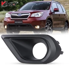 Passenger Side Fog Light Black Bezel Trim Cover For 2014-2016 Subaru Forester