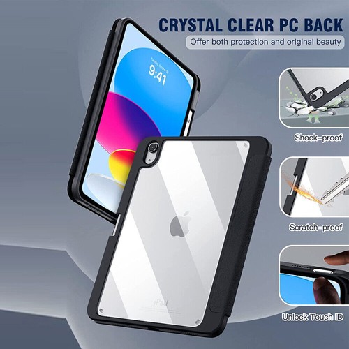 Smart Case For 2025 NEW iPad Air 11" M3/ iPad Pro 11 inch 2024 Clear Back Cover - Picture 25 of 75