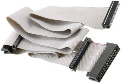 34-pin IDC-Edge cable 5,25'' FDD Floppy disk drive A and B 2 Connector 5 1/4