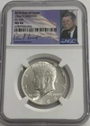 1964 D DDO NGC MS64 FS-106 Double Die Obverse Kennedy Half Dollar 50c Signed
