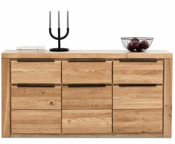 Sideboard Kommode Greta In Wildeiche GeöLt Teilmassiv Breite 160Cm Anrichte-image