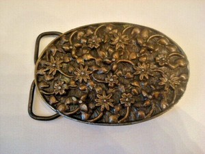 bergamot brass works belt buckle 1974