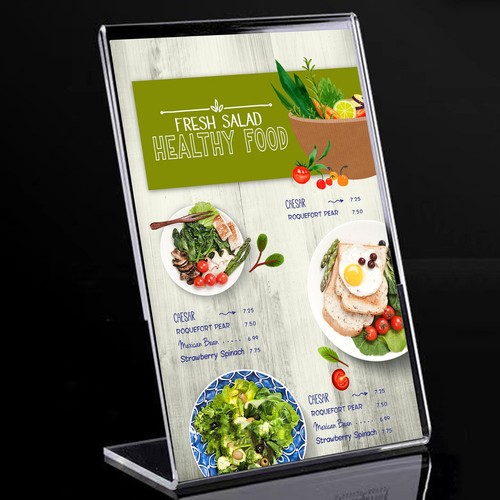 Water-resistant Sign Holder Display Stand Sign Holders for Office Restaurant - Picture 3 of 12