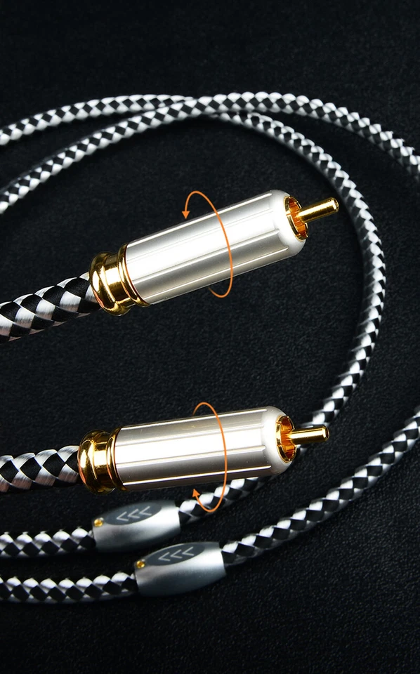 High Quality 6N OFC RCA cable Analog cable RCA audio cable amplifier CD signal - Image 4 of 4
