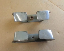 Vintage Pair Pocket Boat Cleats Tie Downs Rope Guides