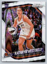 2025 Panini Prizm WNBA #29 Kathryn Westbeld White Seismic Prizms