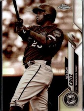 2020 Topps Chrome #69 Nelson Cruz Sepia Refractor