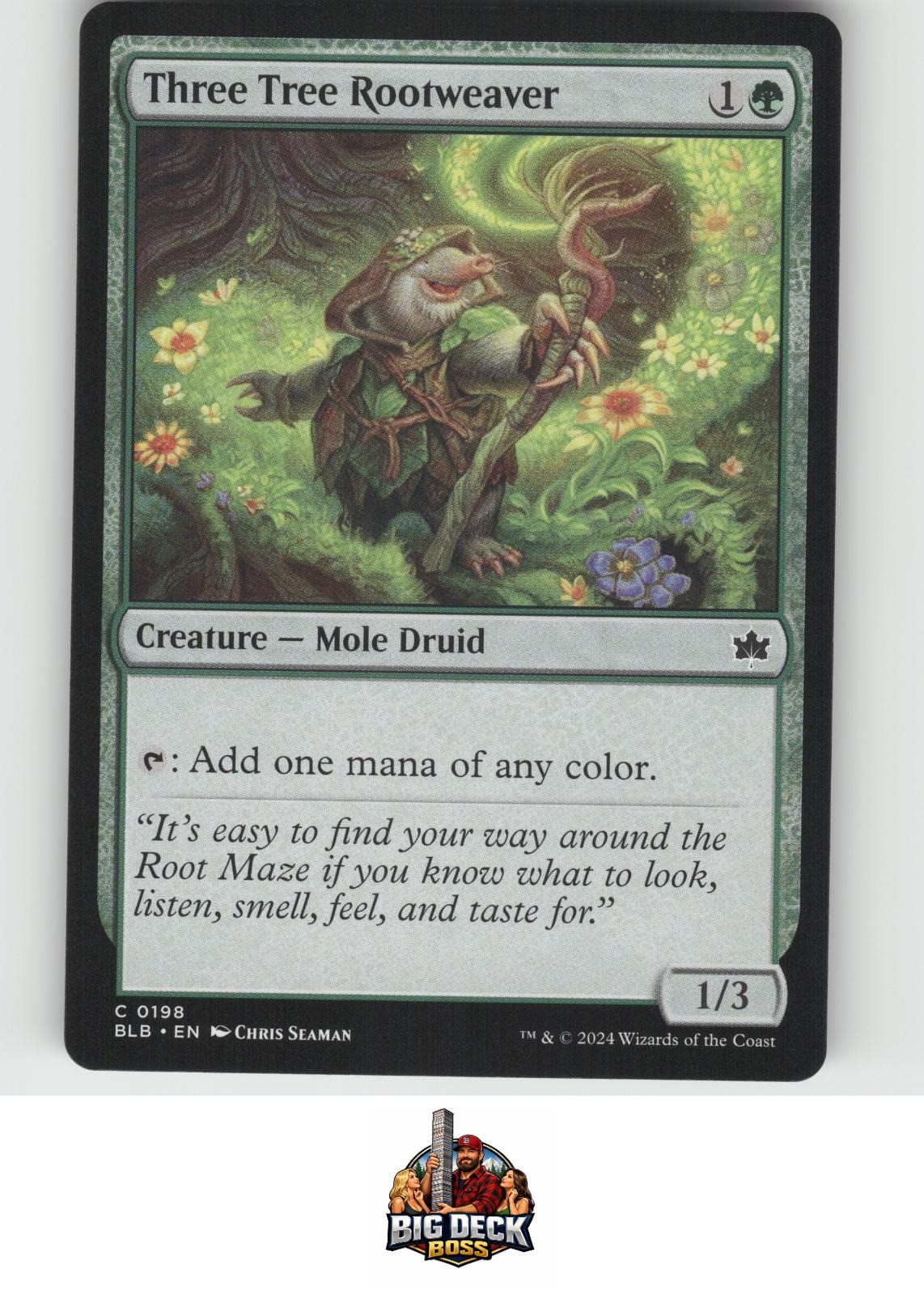 Three Tree Rootweaver Bloomburrow Common 198 MTG NM/M