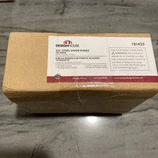 Design House 181420 3-1/2 in. Satin Nickel Door Hinge 10pk