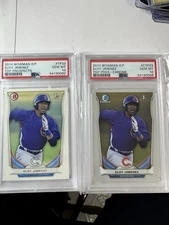 2014 Bowman Draft - Top Prospects Chrome Eloy Jimenez (RC) PSA 10 2 Pack